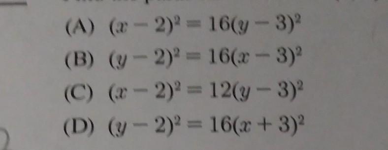 Find the parabola with focus (2,7) and directrix y = -1.-example-1