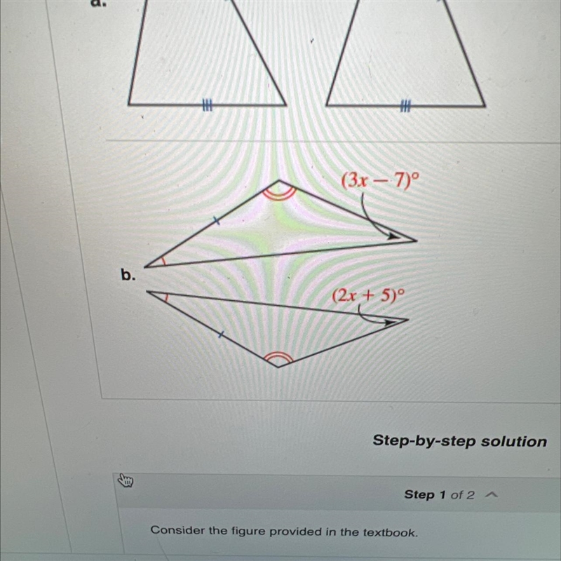 Find x with two triangles-example-1