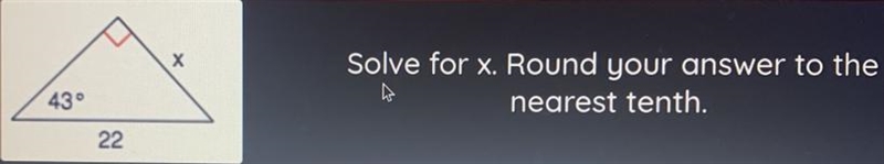 I need help solving for x, then rounding my answer to the nearest tenth, please.15.01011.312.0-example-1