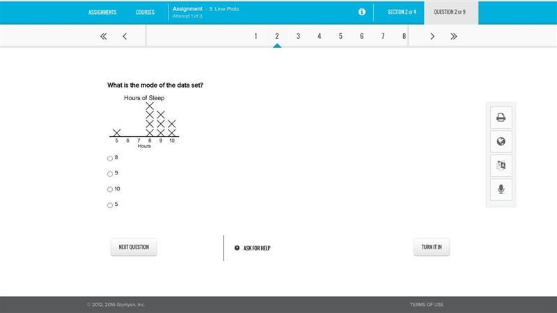 Mathematics pls help 4 questions will give brain to best answer What is the mean for-example-1