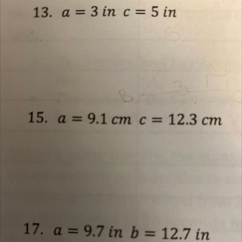 Find the measure of each acute angle of right triangle ABC with m-example-1