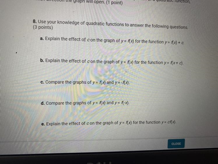 Use knowledge of quadratic functions to answer the following questions-example-1