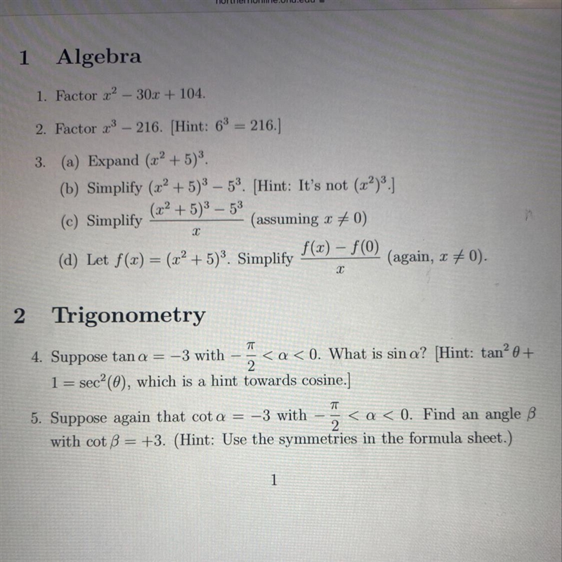 I can’t figure out #4 and #5 can you help? College calculus 1-example-1