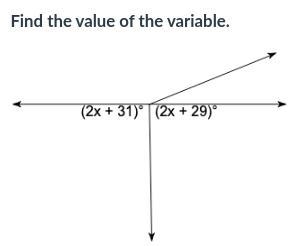 Find the value of the variable-example-1