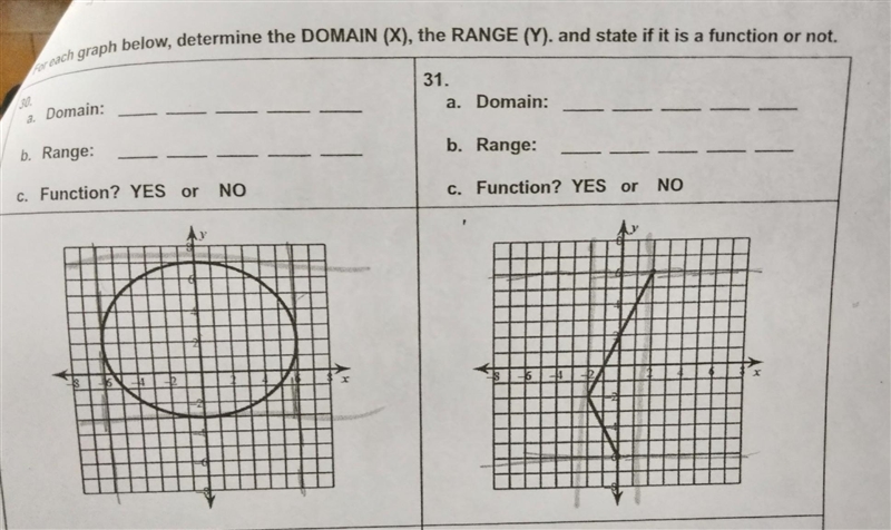 NO LINKS!! Please help me with the Domain and Range and Functions Part 3bb​-example-1