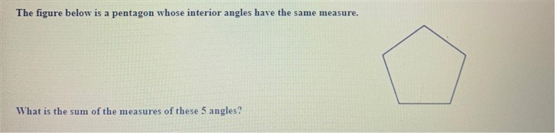 What is the sum of the measures of these 5 angles?-example-1