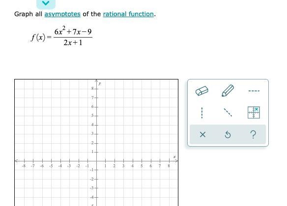 Finding the asymptotes of a rational function: Quadratic over linear-example-1