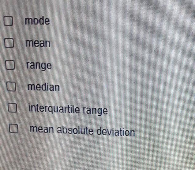 Which quantitative measures describe the variation in a data set!!Multiple choice-example-1