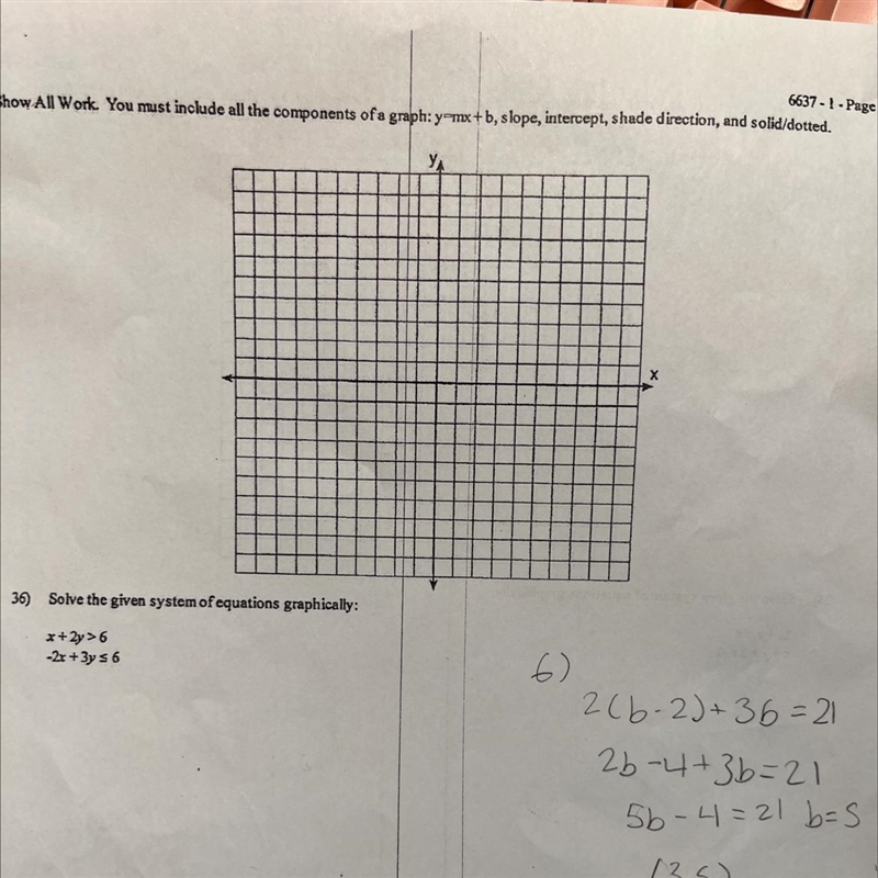 I need help with question 36 (make sure to read the the information above the graph-example-1