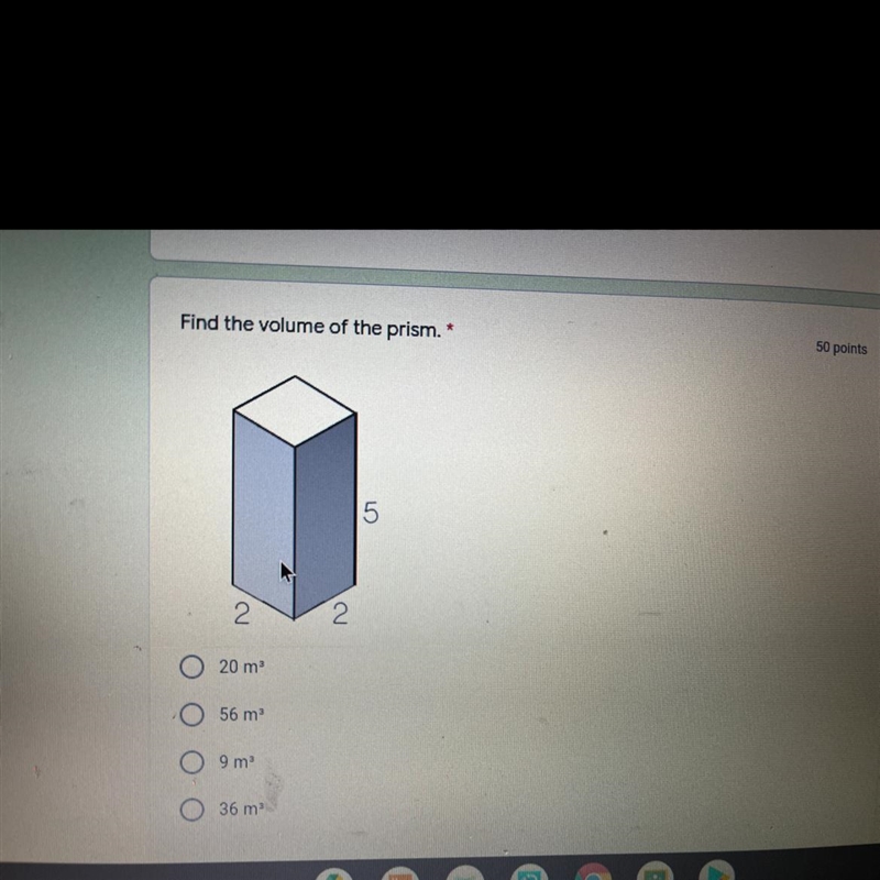 Find the volume of the prism-example-1