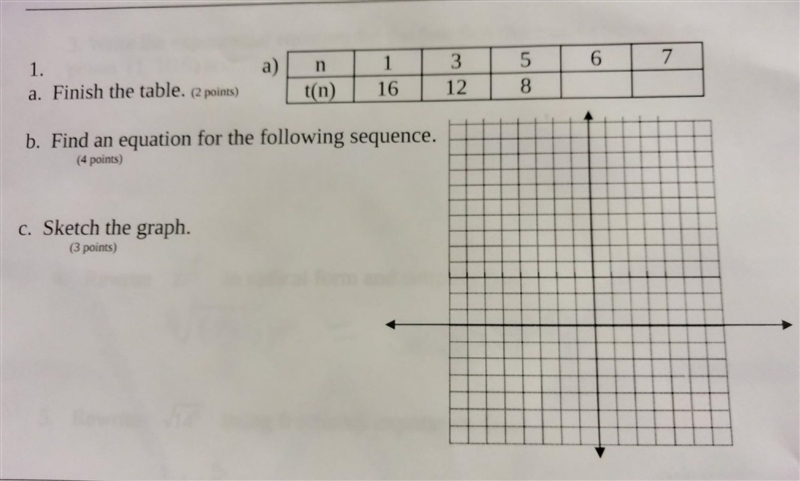 NO LINKS. Part 1: Complete the sequence​-example-1