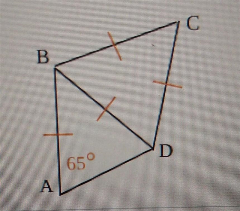 an equilateral triangle and an isosceles triangle share a common side. what is the-example-1