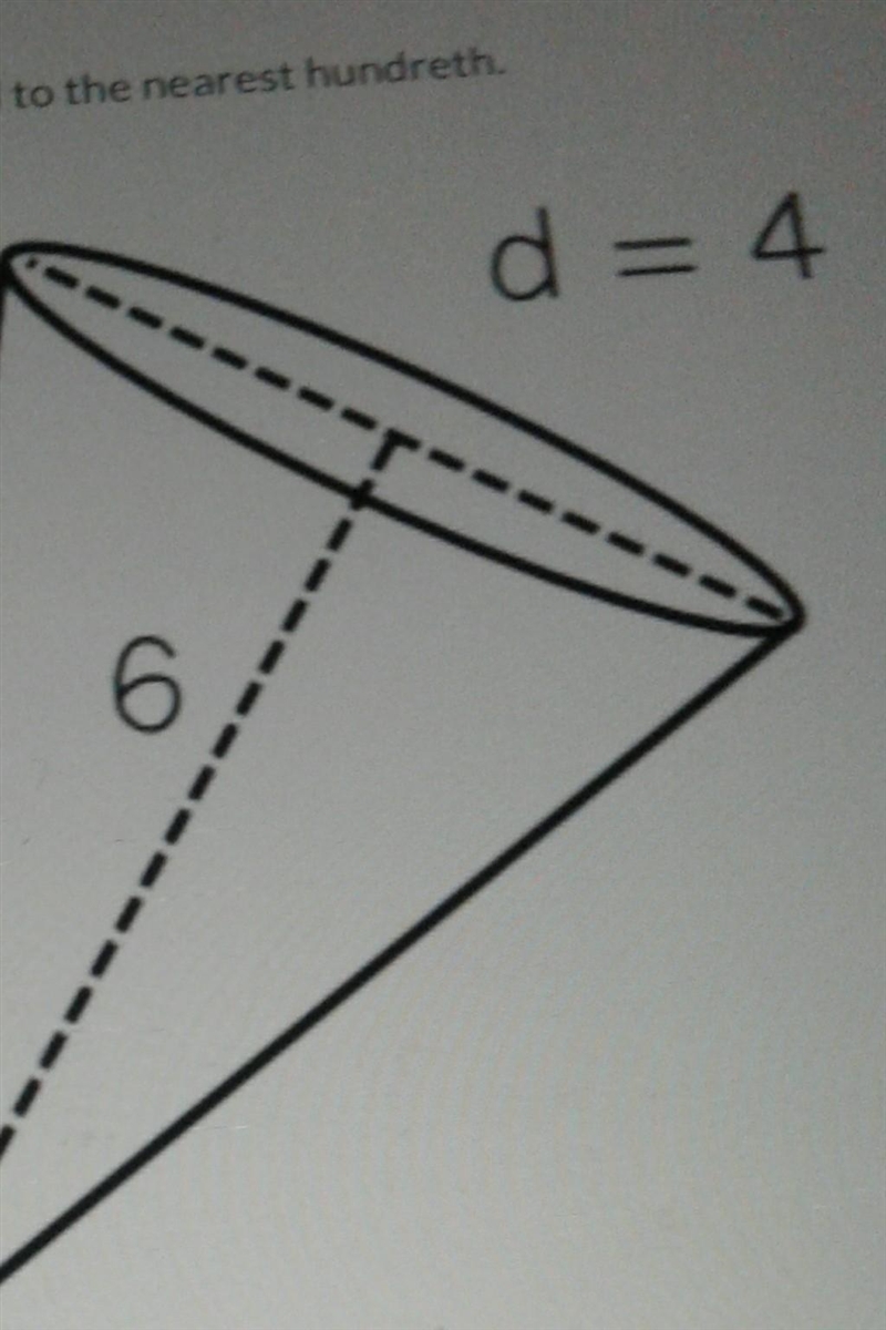 What is the volume of the cone told to the nearest hundreths-example-1