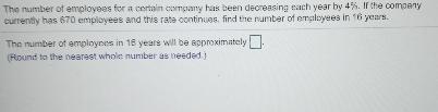 the number of employees Forrester company of vindication each year by 4% of the company-example-1