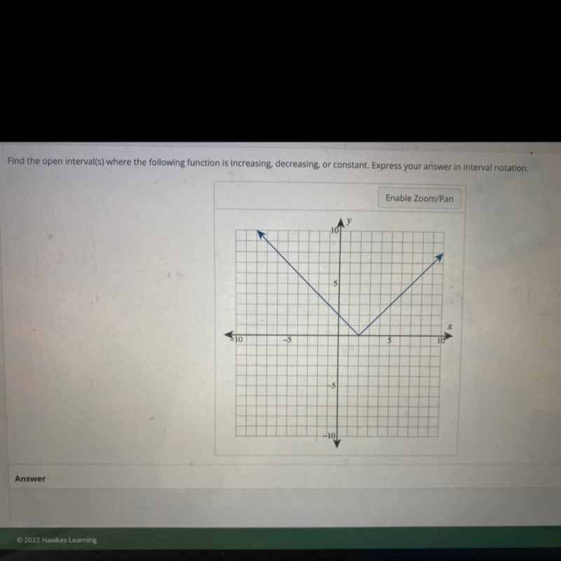 Find the opening interval where the following function is increasing decreasing or-example-1