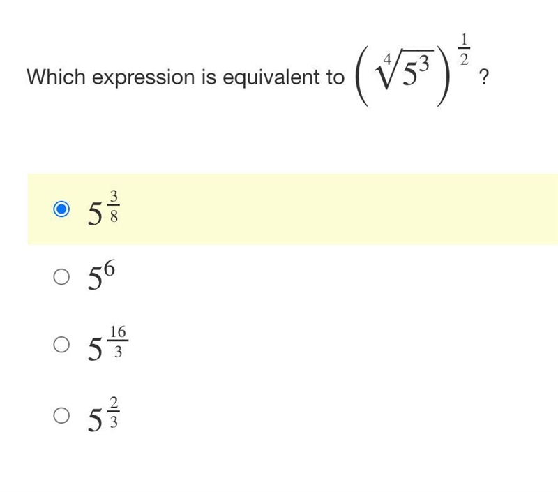 Which expression is equivalent to...-example-1