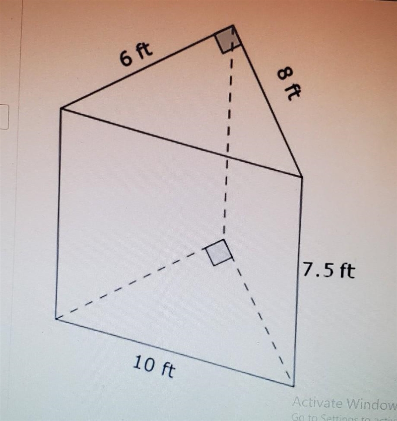 What is the total surface area of the triangular prism? DO NOT PUT LABEL ON ANSWER-example-1