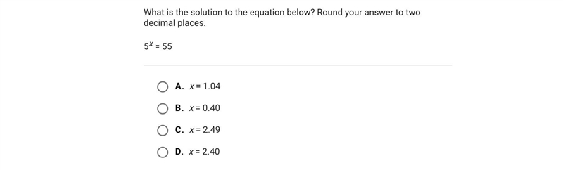 What is the solution to the equation below? Round your answer to two decimal places-example-1