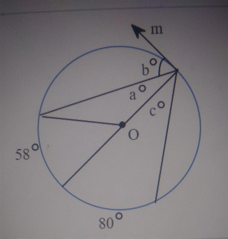 Find the value of each variable . The dot represents the center of the circle .Lines-example-1