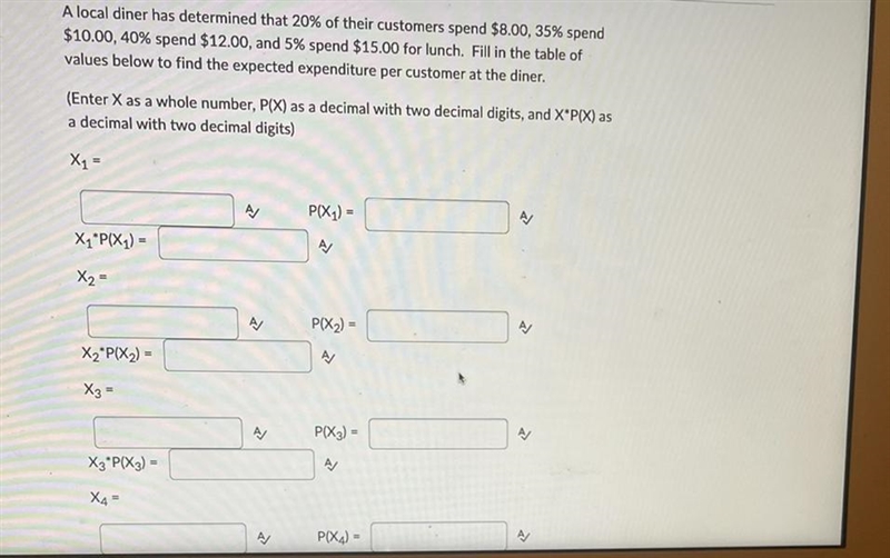 I need help with this expected value out come assignment-example-1