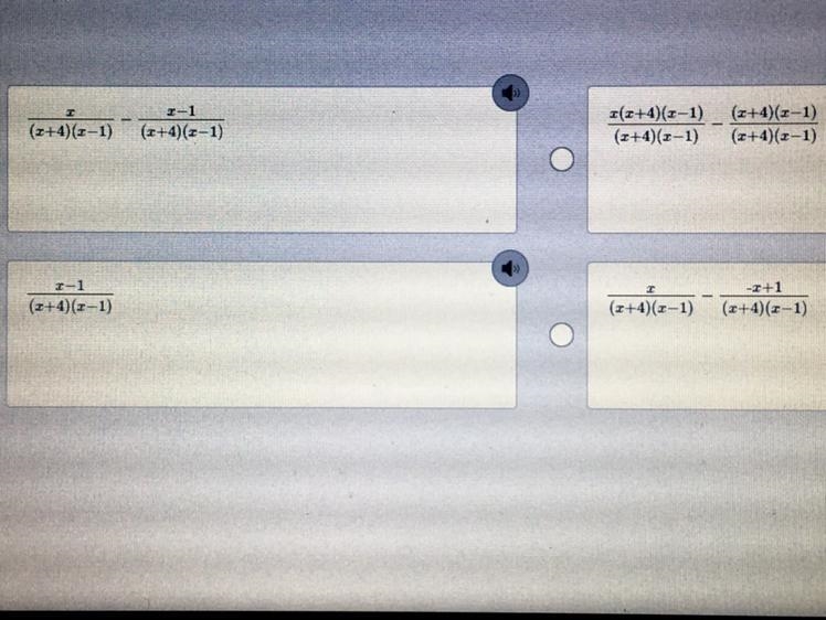 Antonio found that the least common denominator needed to subtract 18is (x + 4)(x-example-1