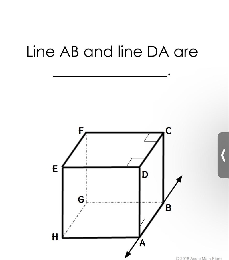 Line AB and line DA are?-example-1