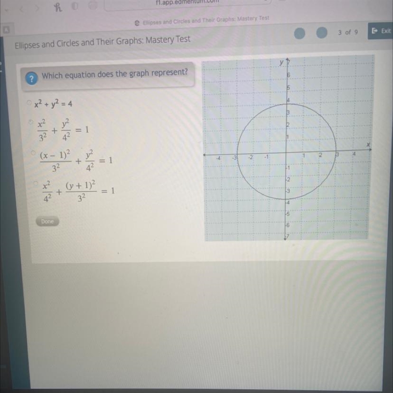 Which equation does the graph represent?-example-1