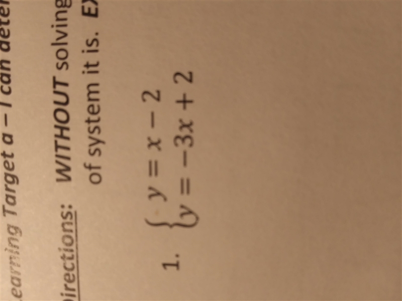 How do you find out how many solutions a equation has as in dependent inconsistent-example-1