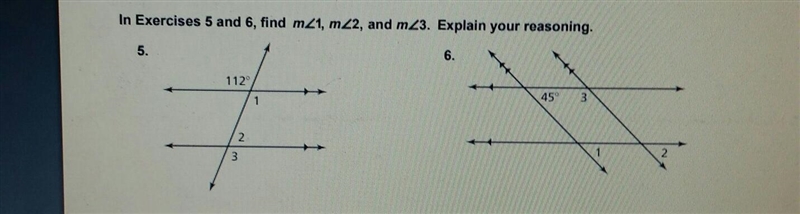 I need help finding the angles . i dont understand .-example-1