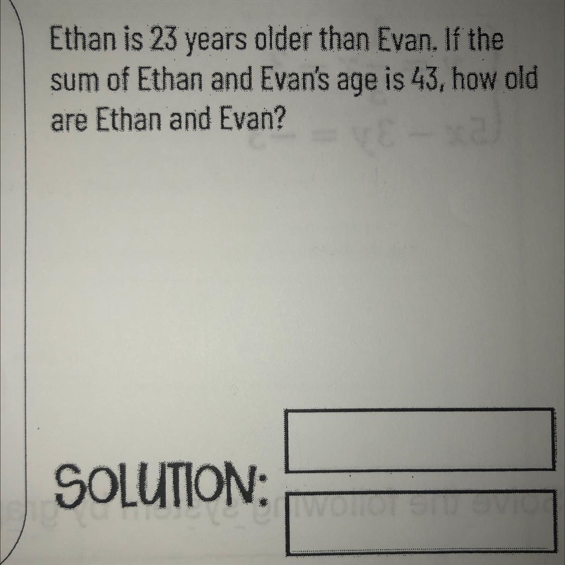 I can’t seem to understand this. I need 2 solutions and the work. If you could explain-example-1