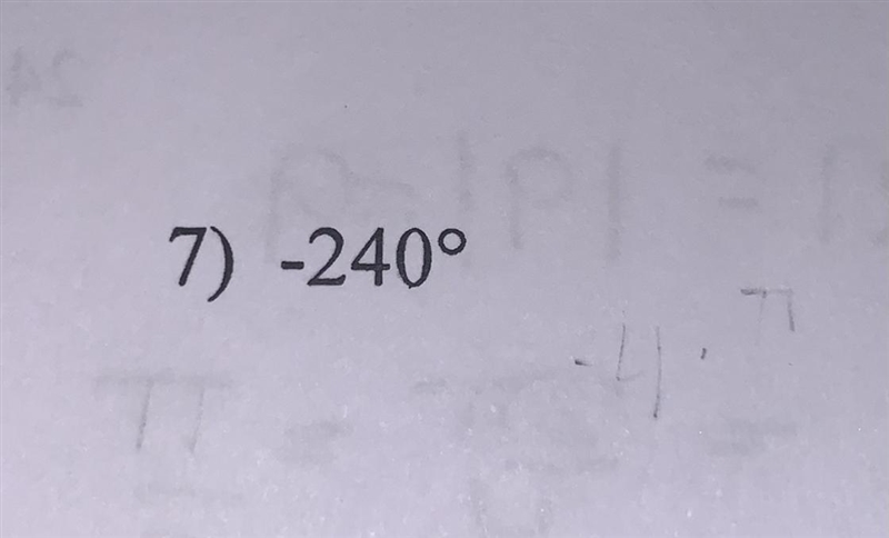 Find radian measure of degrees.. also how would I find this answer on a calculator-example-1