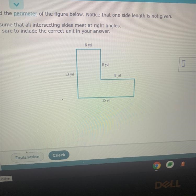 Perimeter of a plecewise rectangular figureFind the perimeter of the figure below-example-1