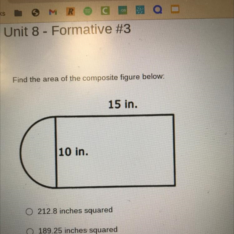 Find the area of the composite figure below (help pls)-example-1