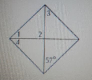 I need help finding angle measurements inside of a rhombus-example-1