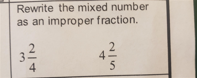 Rewrite the mixed number as an improper fraction.-example-1