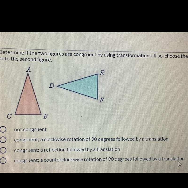 And not congruent or is it congruent i’m really confused-example-1