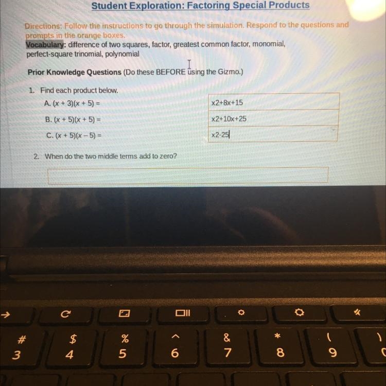 2. When do the two middle terms add to zero?-example-1