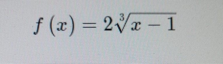 Graph the following function. Use at least 4 coordinate points for full credit.-example-1