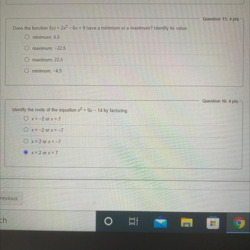 Is the selection I chose for the last question correct? And I need help with the first-example-1