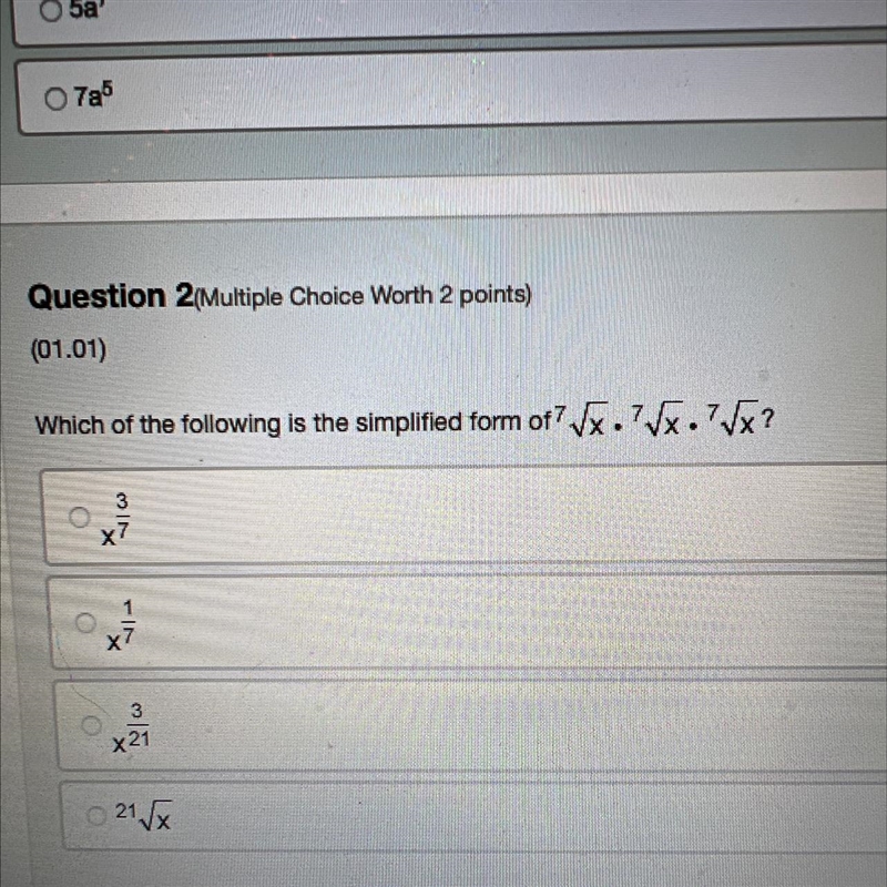 Which of the following is the simplified form?-example-1