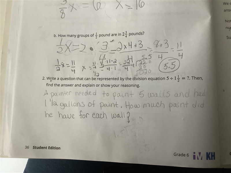 I’ve been on vacation and am struggling with this chapter. I came up with a word problem-example-1