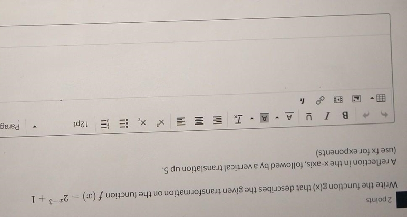 How do I use a function to write the transformation-example-1