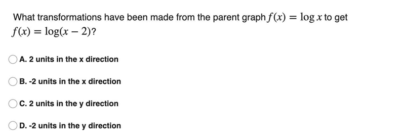 2: What transformations have been made from the parent graph?-example-1