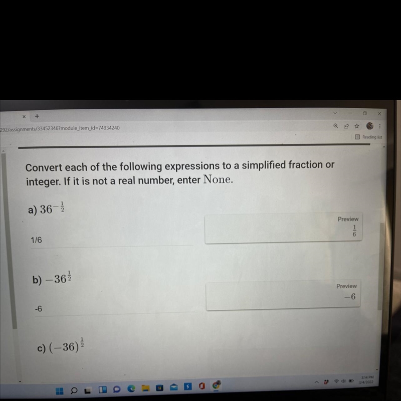 Convert each of the following expression. Solve part C only-example-1