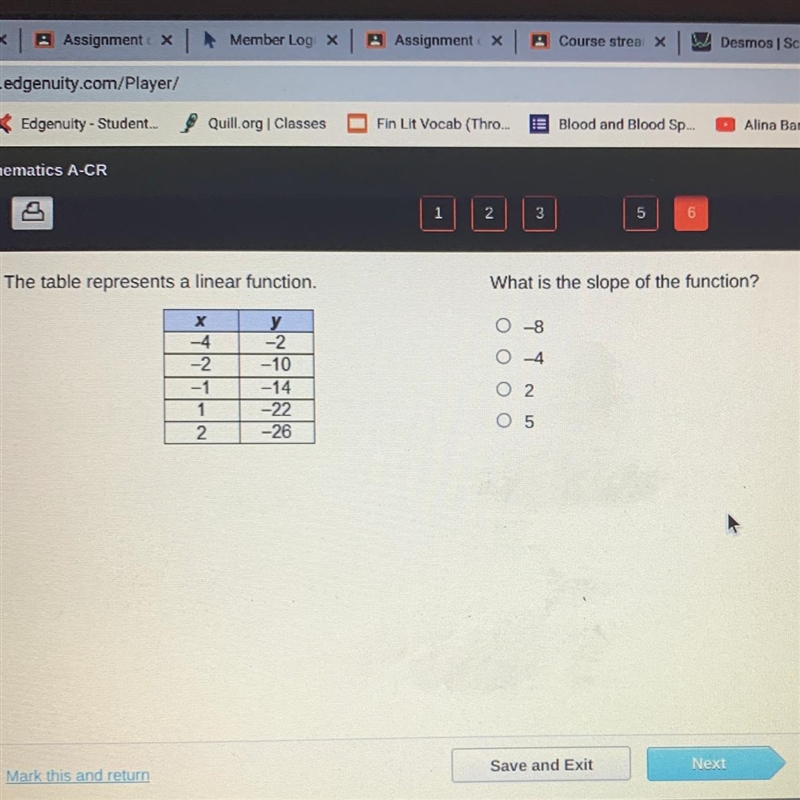 What is the slope of the function?-example-1