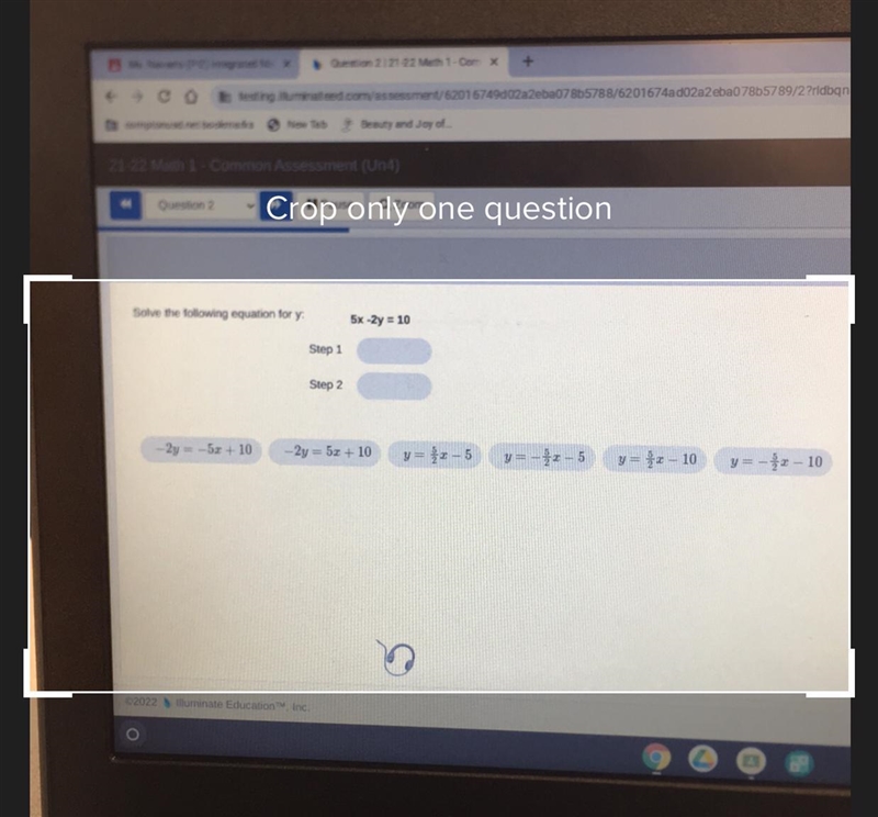 Solve the following equation for y-example-1