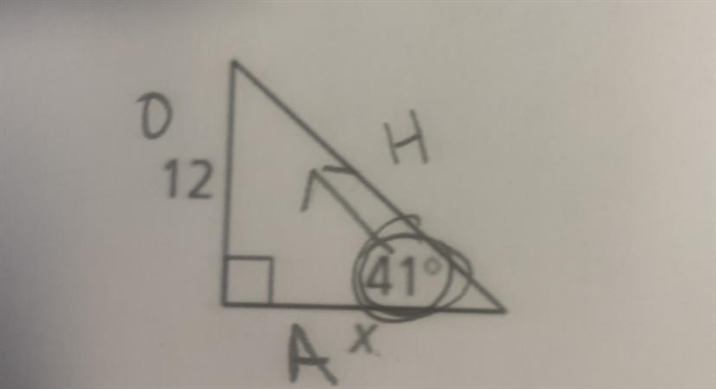 Find the value of x. Round your answer to the nearest tenth-example-1