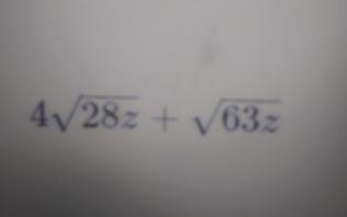 4 √(28x) + √(63x = )what are the steps to solving this?-example-1