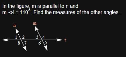 The measure of the angle 6 = _____-example-1