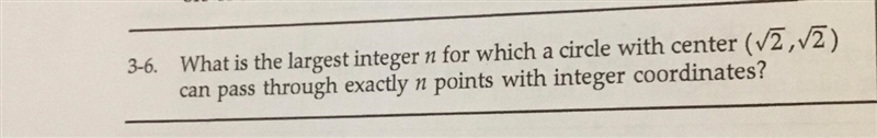 What is the largest integer n for which a circle with center can pass through exactly-example-1